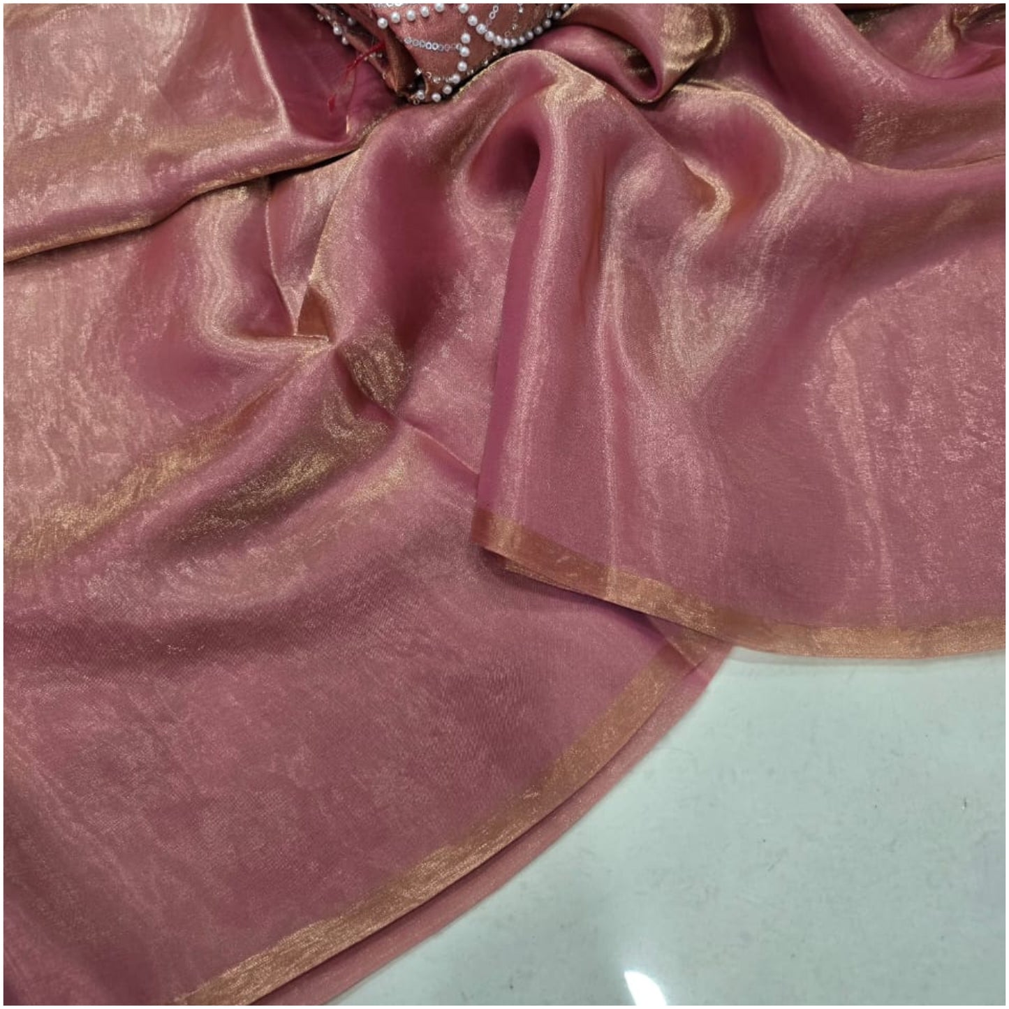 Blush Space Soft Silk Saree