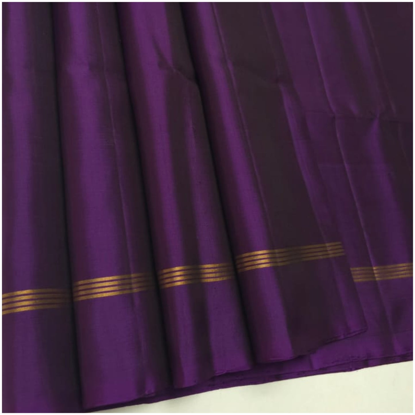 Koyna Violet Pure Handloom Soft Silk Saree